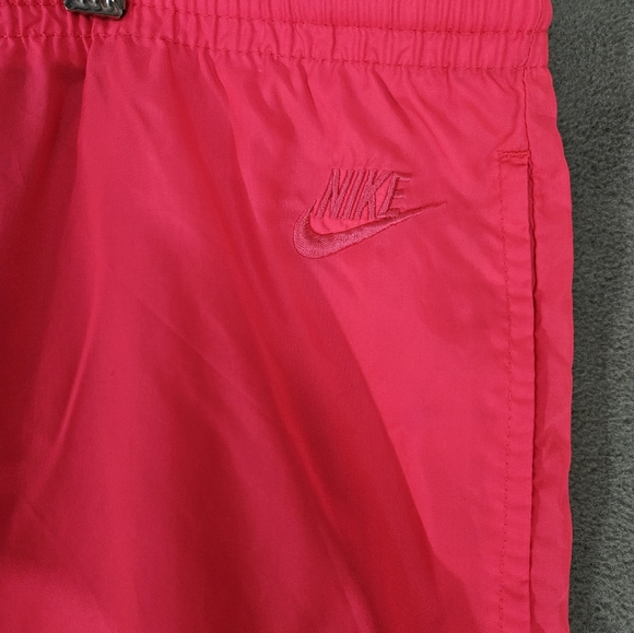 Nike Womens Y2K Track Pants Size XL Neon Pink Side Zipper Pullup 90s - Picture 3 of 9